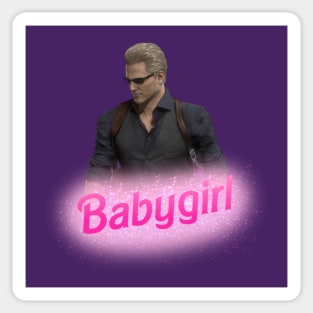 Albert Wesker Babygirl Sticker